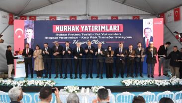 Büyükşehir’in Nurhak Yatırımlarının Açılışı Gerçekleştirildi.