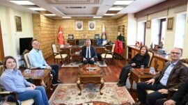 TÜBİTAK Destekli Uluslararası Proje Ekibinden Rektör Okumuş’a Ziyaret.