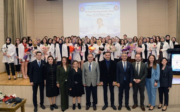 KSÜ’de Fizyoterapist Adayları Beyaz Önlüklerini Giydi.