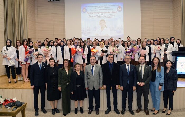 KSÜ’de Fizyoterapist Adayları Beyaz Önlüklerini Giydi.