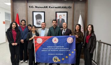 Erasmus+ Projesi Öğrencilerinden Kaymakam Kalaycıoğlu’na ziyaret.