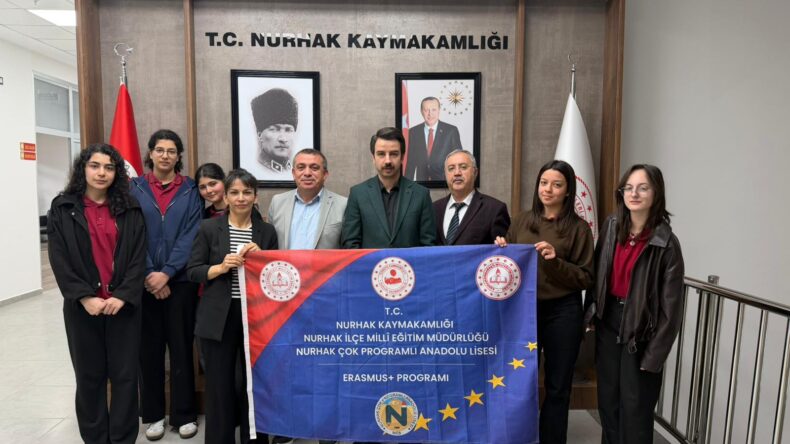 Erasmus+ Projesi Öğrencilerinden Kaymakam Kalaycıoğlu’na ziyaret.