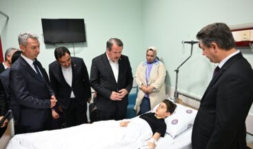 Memur-Sen Genel Başkanı Ali Yalçın KSÜ Tıp Fakültesi Hastanesinde Tedavi Gören Yaralıları Ziyaret Etti.