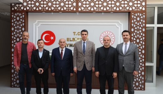 Merkez Yayın Grubundan Elbistan Kaymakamı Muhammet Fatih Demirel’e ziyaret.