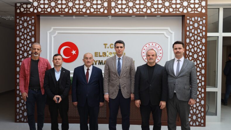 Merkez Yayın Grubundan Elbistan Kaymakamı Muhammet Fatih Demirel’e ziyaret.