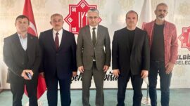 Merkez Yayın Grubundan Elbistan Belediye Başkanı Erkan Gürbüz’e ziyaret.