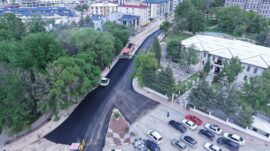 Büyükşehir, Elbistan Pınarbaşı Caddesi’nde Asfalt Serimine Başladı.