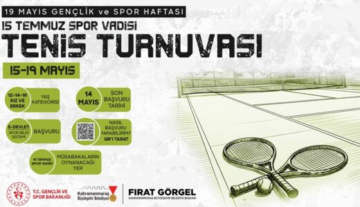Minik Raketler 19 Mayıs Coşkusunu Kortta Yaşayacak; Turnuvaya Başvurular Başladı.