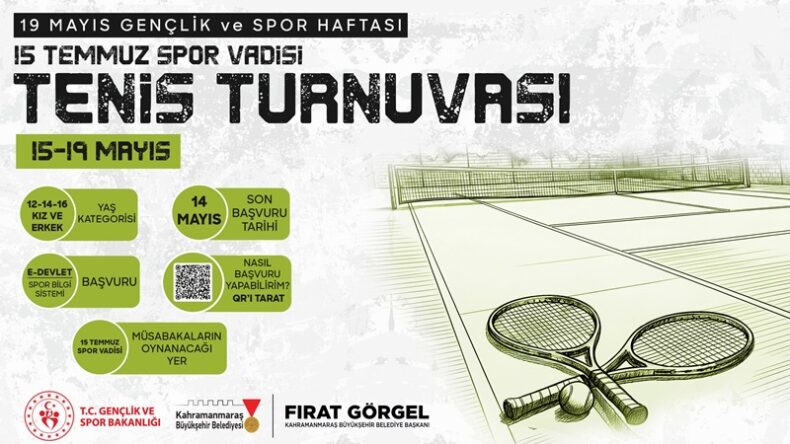 Minik Raketler 19 Mayıs Coşkusunu Kortta Yaşayacak; Turnuvaya Başvurular Başladı.