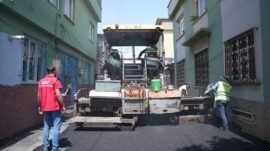 Büyükşehir, Dulkadiroğlu Yavuz Selim Mahallesi’nde Sokak Sokak Cadde Cadde Asfalt Seriyor.