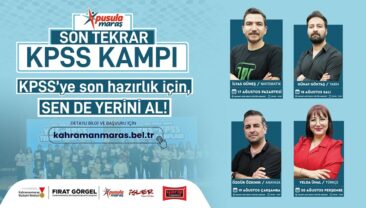 Pusula Maraş’tan KPSS Adaylarına Son Tekrar Kampı.