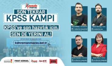 Pusula Maraş’tan KPSS Adaylarına Son Tekrar Kampı.