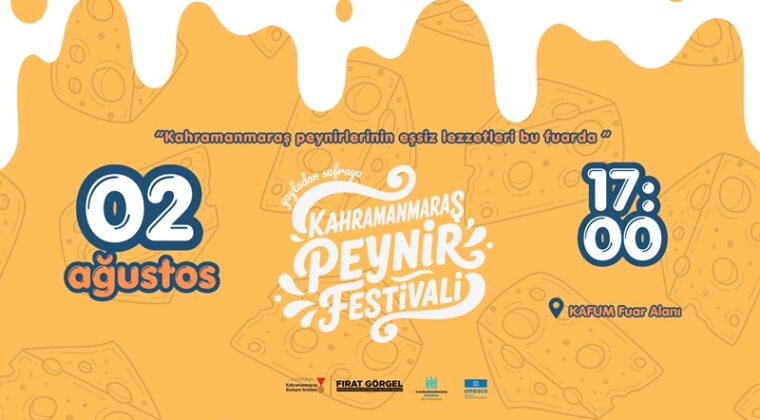 Şehrin Peynir Mirası Ağustos Fuarı İçerisinde Festivalle Tanıtılacak.