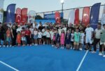 15 Temmuz Spor Vadisi’nde Ödüllü Tenis Turnuvasında Şampiyonlar Belli Oldu.