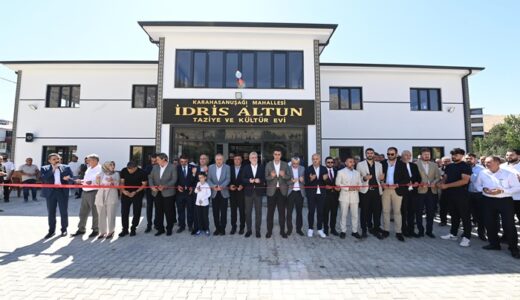 Elbistan’da İdris Altun Taziye ve Kültür Evi’nin Açılışı Gerçekleştirildi.