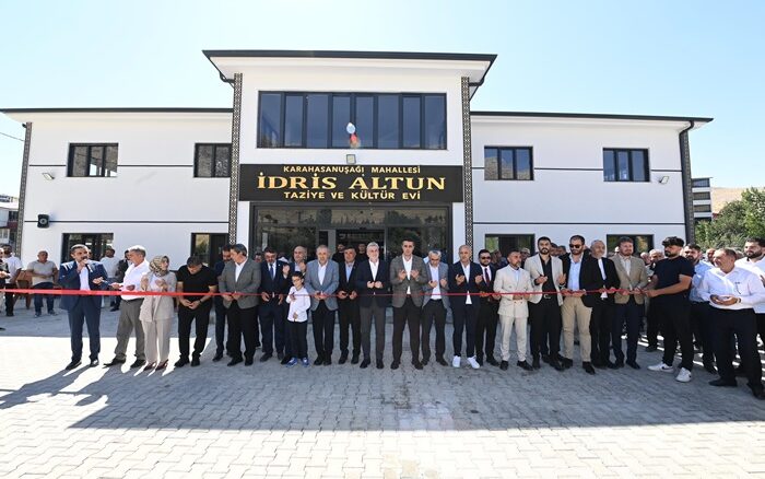 Elbistan’da İdris Altun Taziye ve Kültür Evi’nin Açılışı Gerçekleştirildi.