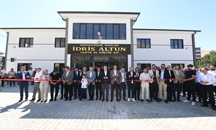 Elbistan’da İdris Altun Taziye ve Kültür Evi’nin Açılışı Gerçekleştirildi.