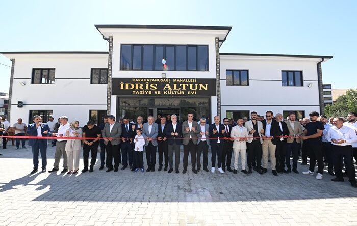 Elbistan’da İdris Altun Taziye ve Kültür Evi’nin Açılışı Gerçekleştirildi.