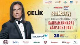 Ağustos Fuarı’nda Salı Günü Çelik Sahne Alacak.