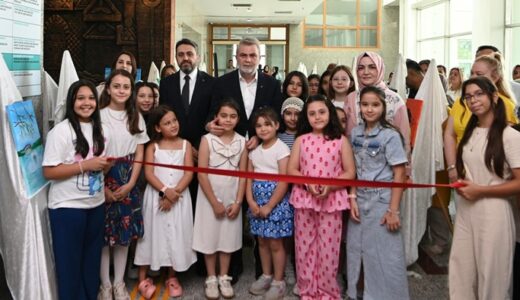 Miniklerin Sanat Yolculuğu Sergiyle Taçlandı.